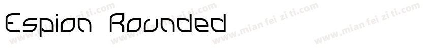 Espion Rounded字体转换